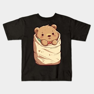 Bear-rito - Grizzly Bear Kids T-Shirt